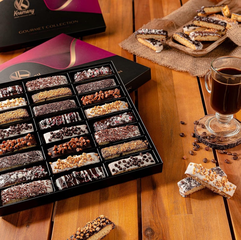 Nut Cravings Kremery Chocolate Covered Biscotti Cookies Gift Basket - Image 3